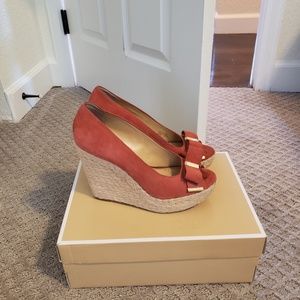 Michael Kors Meg Wedge Cinnamon